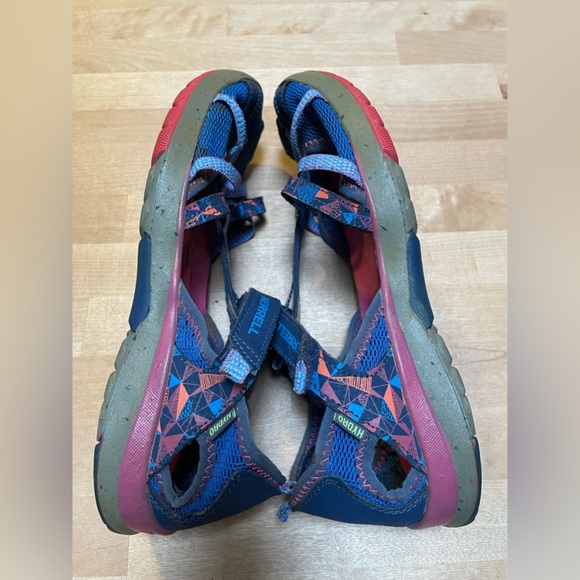 Merrell Hydro Monarch Sandal Velcro Adjustable Strap Outdoor 7M Big Girl Shoe - Picture 9 of 16